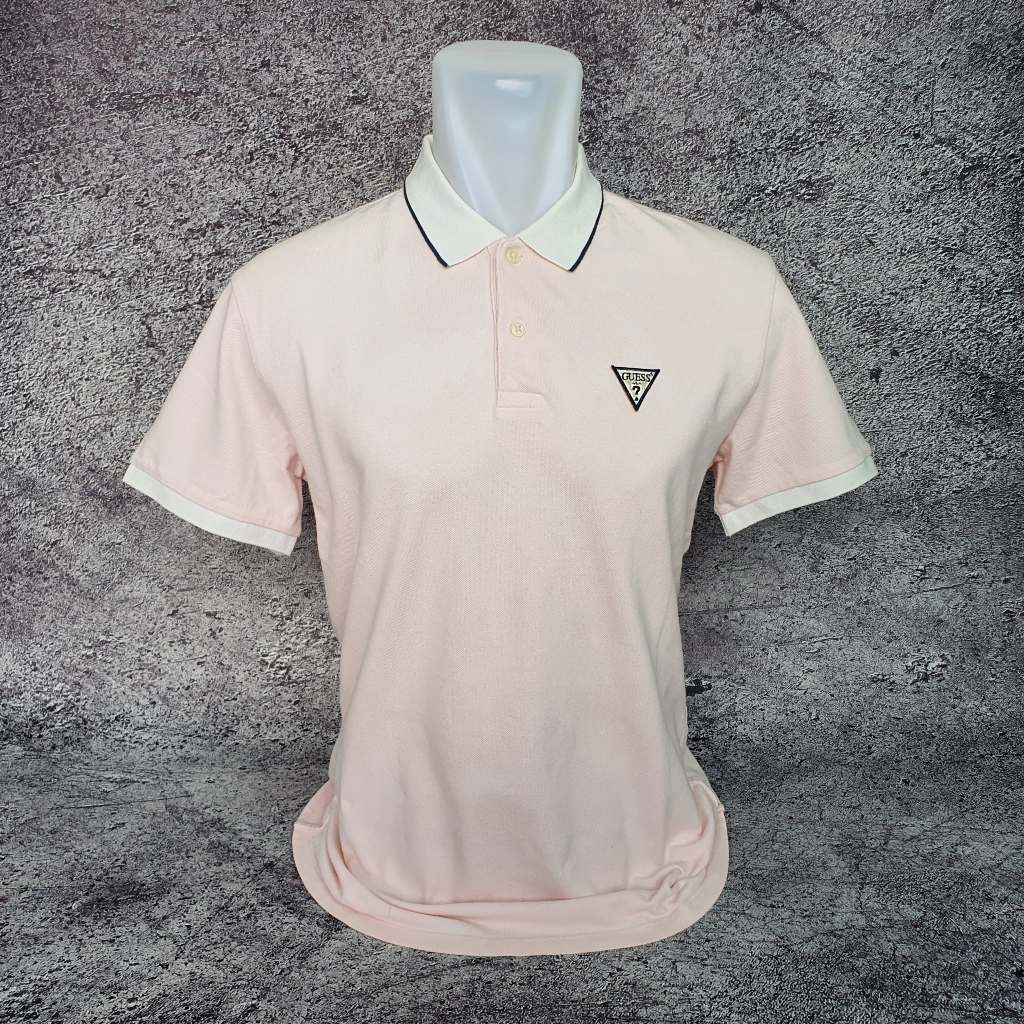 Baju Kaos Polo GUESS - Size M sd L / Lebar 50 cm - Original - Second