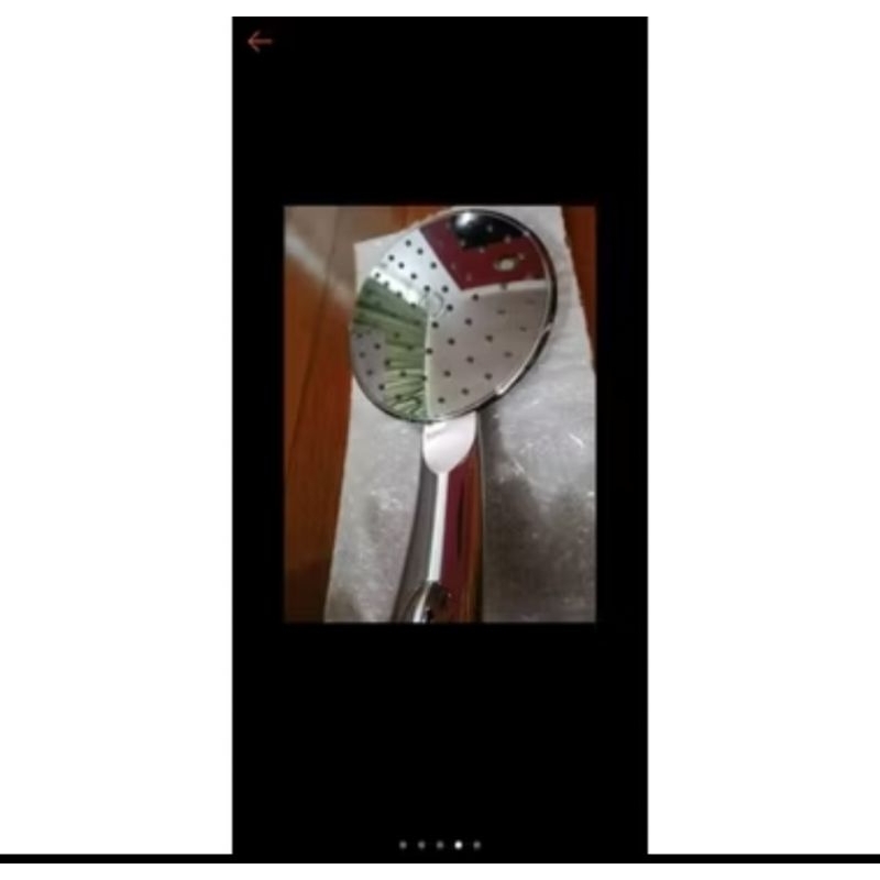 only shower jumbo ukuran diameter 16 cm lengkap selang shower 150 cm