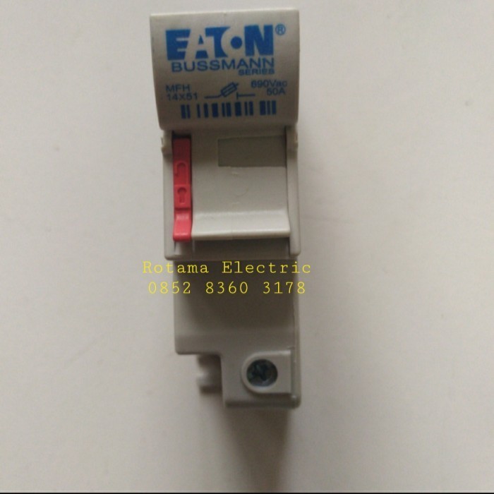 Fuse Holder CH141-DU untuk Fuse 14x51 690V Eaton Bussmann CH141-DU BASE CH141-DU HOLDER FUSE 14x51 M