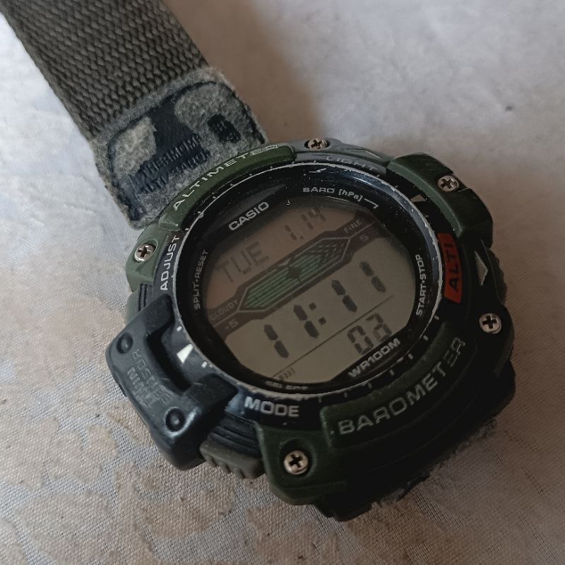 Jam Tangan Outdoor Casio SGW 300 / SGW300 Twin Sensor Altimeter Barometer Thermometer