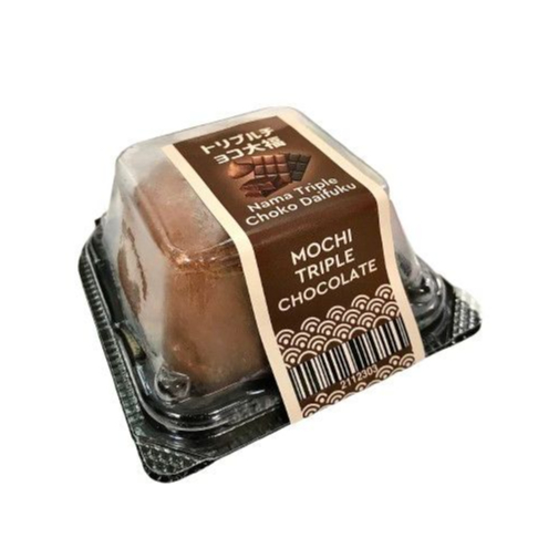 Papaya Japanese Daifuku Mochi Triple Choco / Coklat Brownies Pcs