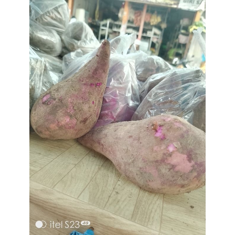 

Ubi Ungu mentah/Tela Ungu