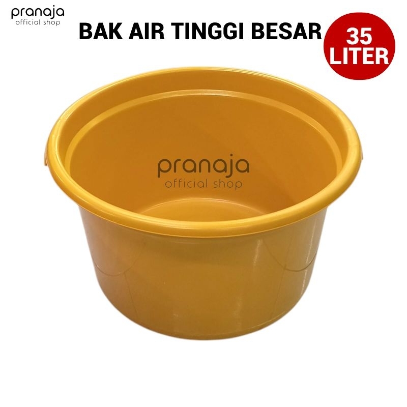 Bak Air Besar 35 Liter Ember Plastik Tebal Bak Ember Cucian Baskom Besar Bak Mandi Ember Air Mandi S