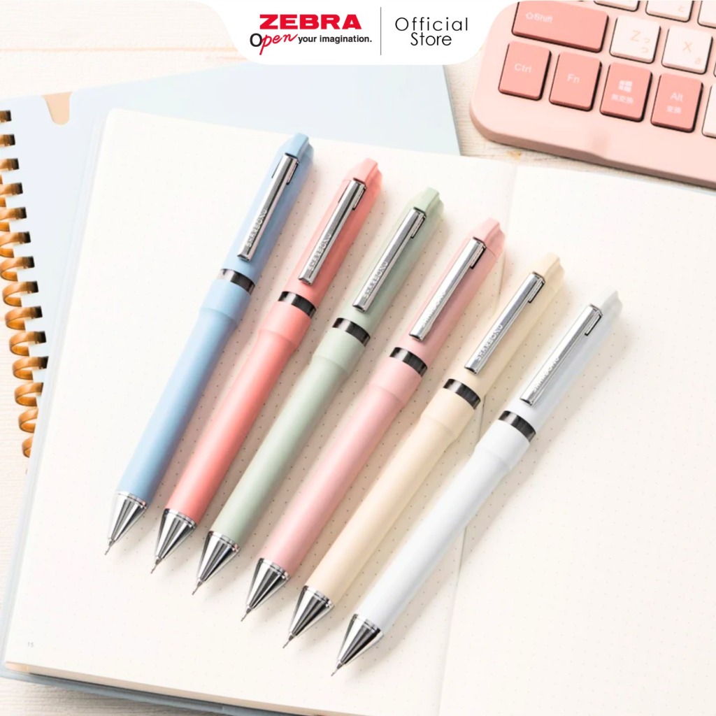 

Zebra Sharbo 0.5NU Relax - Multifunction Pen 1 pulpen 3 Fungsi (Tinta Hitam, Merah & Pensil Mekanik)