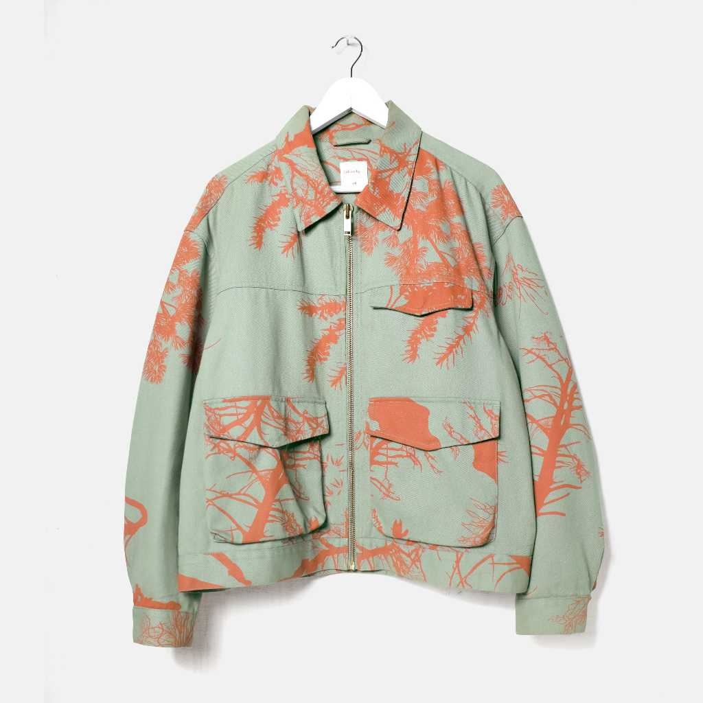 H&M Printed Cotton Twill Jacket