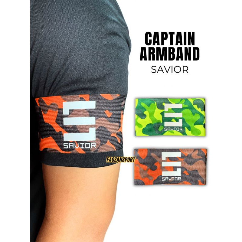 Savior Ban Captain Armband Football Ban Kapten Sepakbola Futsal Karet Tangan Original