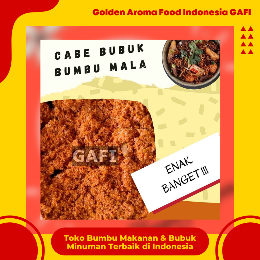 

Cabe Bubuk Bumbu Mala 1 Kg l Bubuk Tabur Cabe Bumbu Malaxiangguo Malatang 1Kg Murah pedas mantap