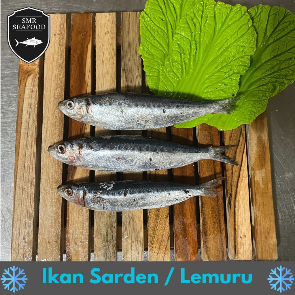 

Ikan Sarden Lemuru / Oil Sardine | Frozen Beku Utuh 1KG / 500gr