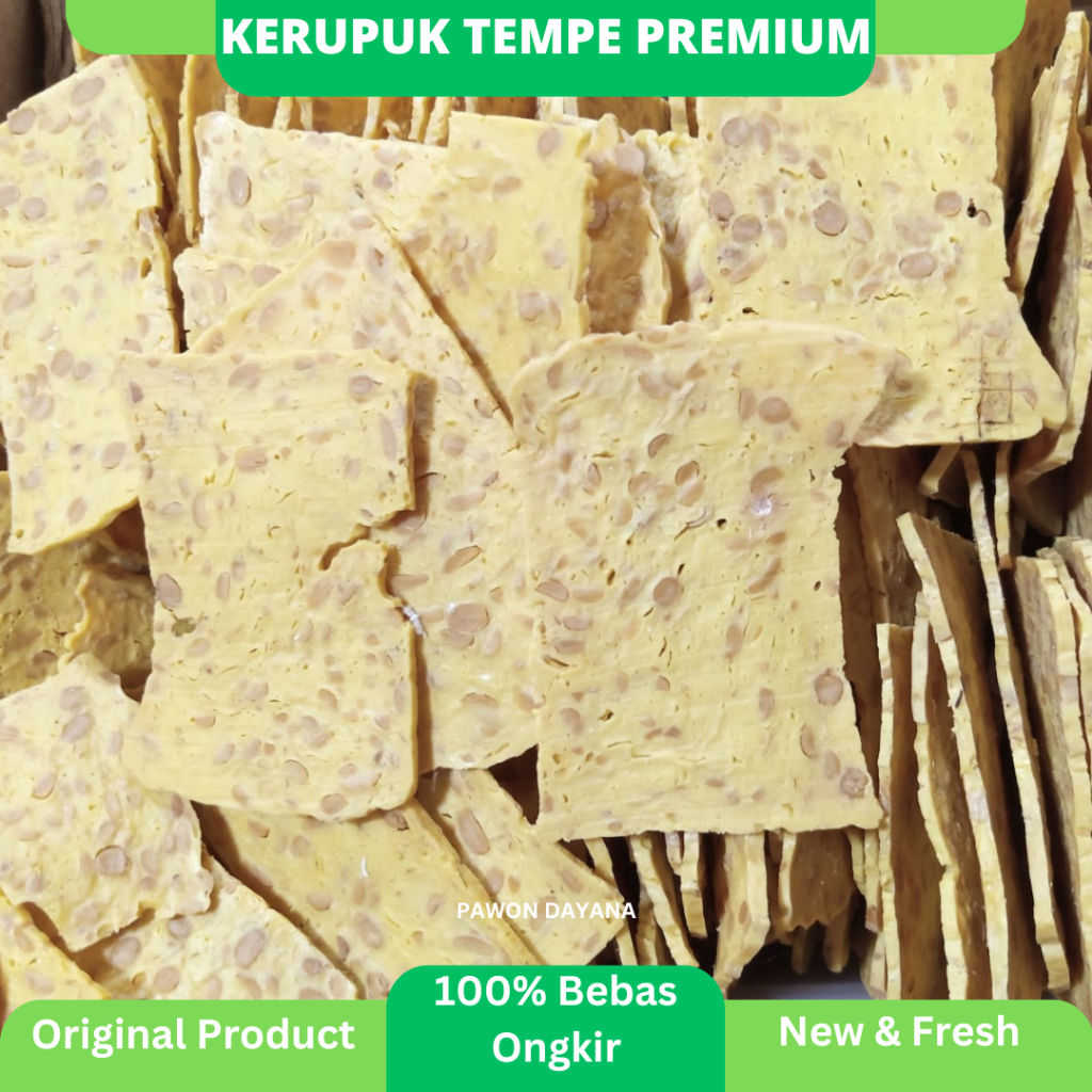 

Kerupuk Tempe Super Mentah / Kerupuk Tempe Super