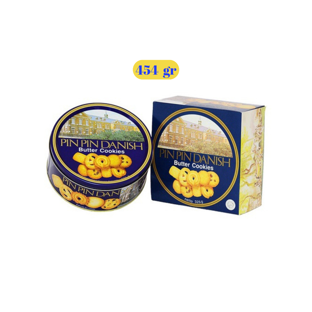 

Pin Pin Danish Butter Cookies 454 gram PinPin Kukis Mentega Danis Kue Lebaran Kemasan Kaleng