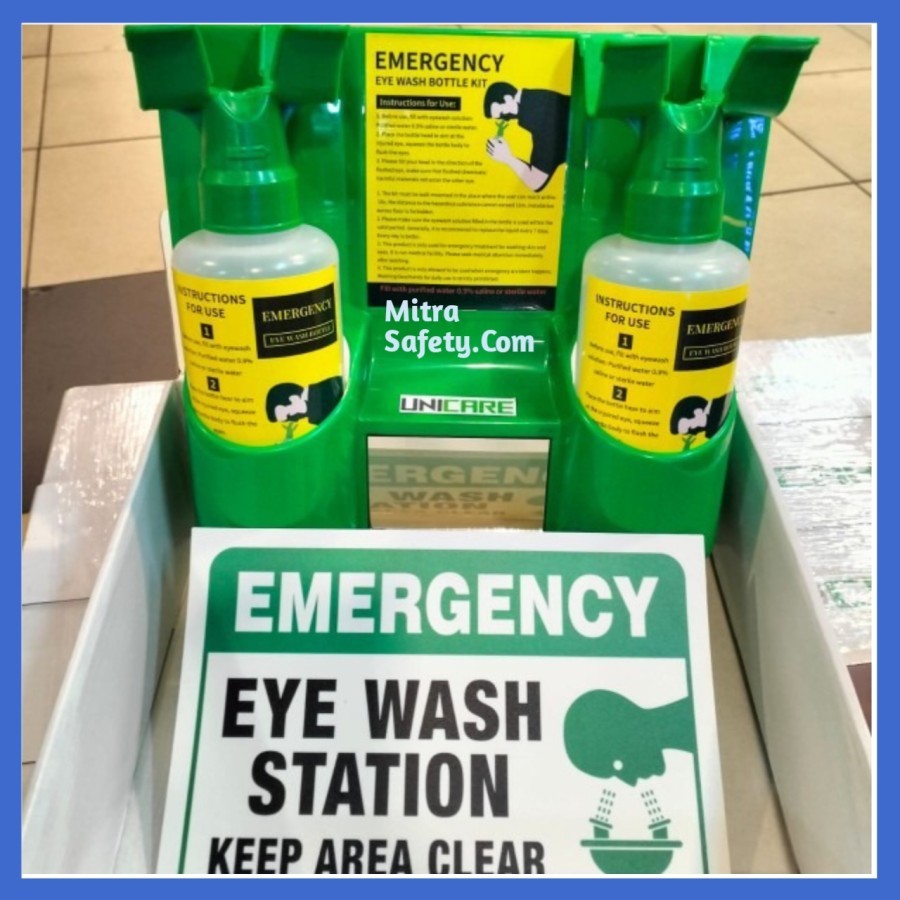 Emergency Eye Wash Bottle Kit / Botol Eye Wash Emergency Flushing