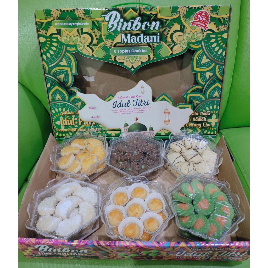 

BINBON MADANI / HAMPERS LEBARAN / KUE KERING