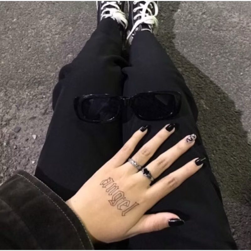 Temporary tattoo snake ular finger tattoo angel