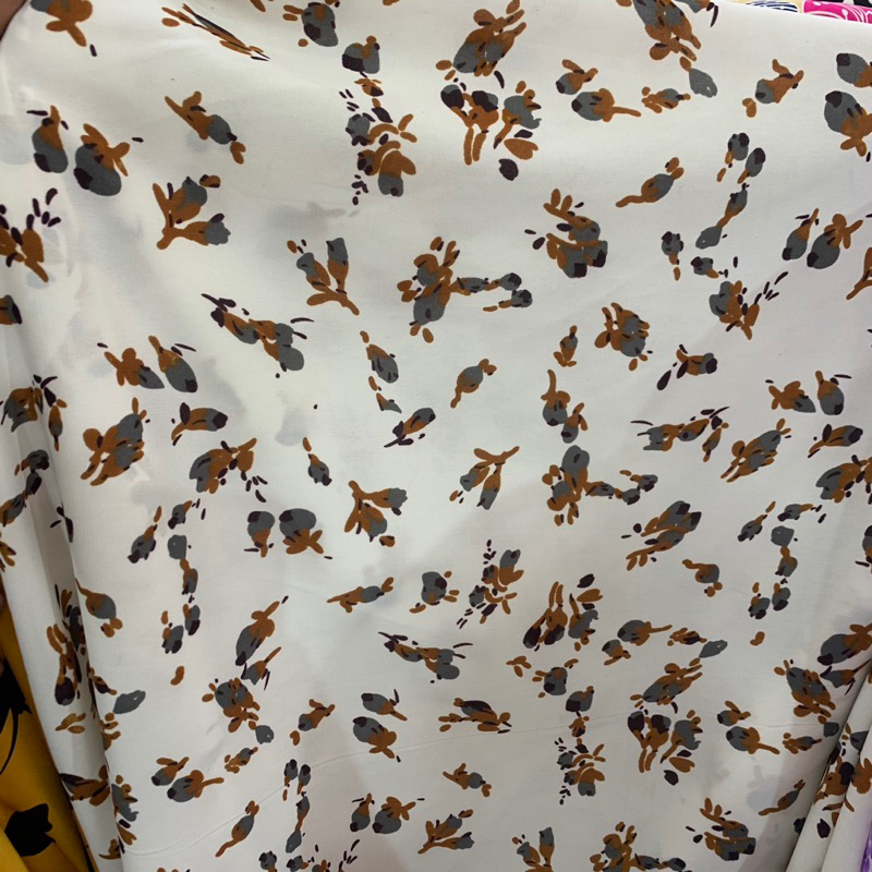 kain zara crepe motif - kain crepe premium - kain zara crepe luxury