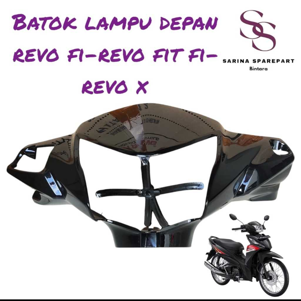 Batok Kepala Depan Honda Revo FI Revo Fit FI Revo X Batok Lampu Depan Revo FI Injeksi