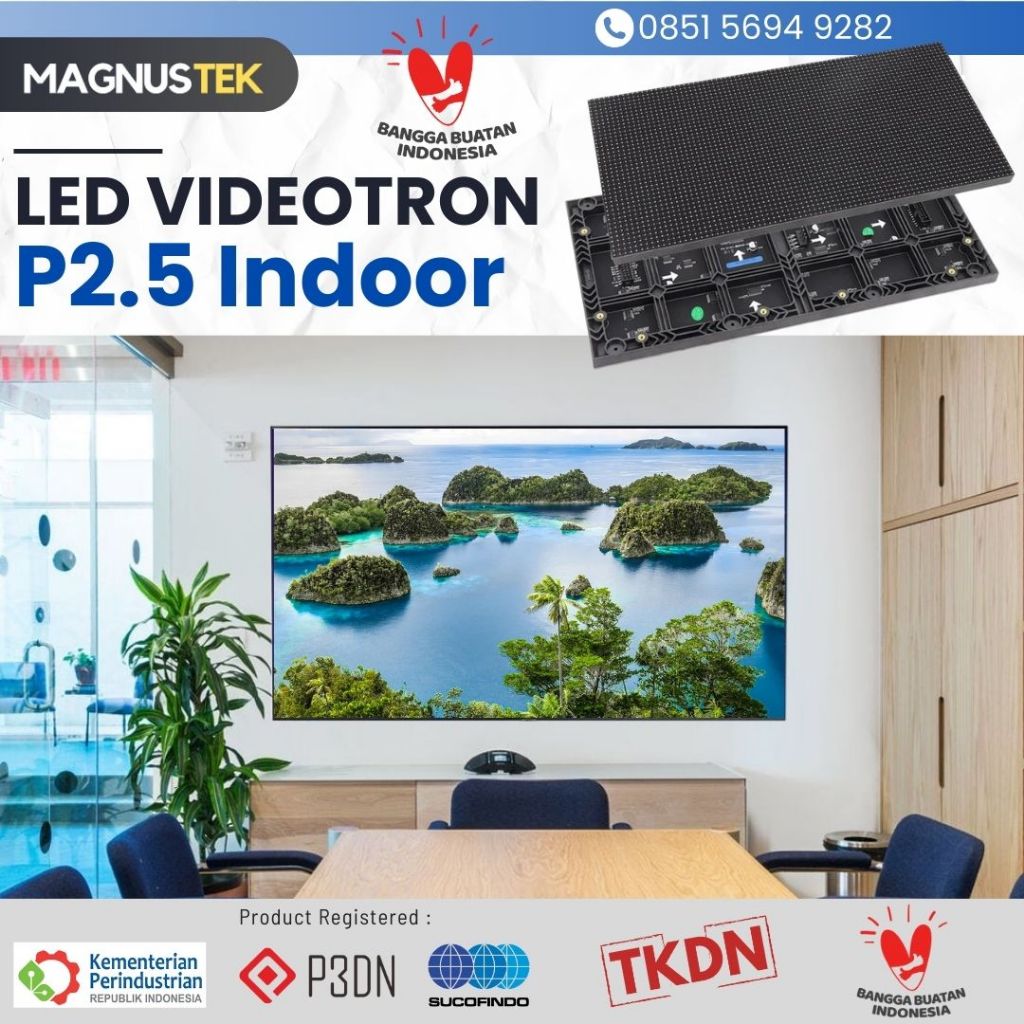MAGNUS MAGNUSTEK LED VIDEOTRON P2.5 INDOOR WALLMOUNT DISPLAY