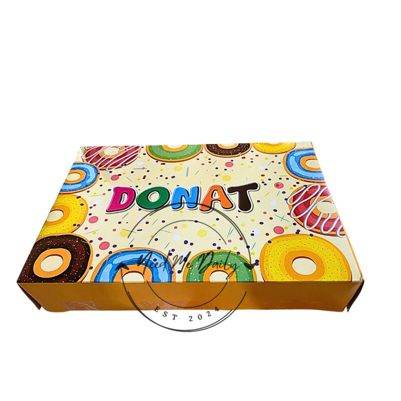 

Kotak Donat Isi 6 | Box Donat Full Motif | Kemasan Donat | Kotak Donat | Wadah Donat | Bahan Duplex