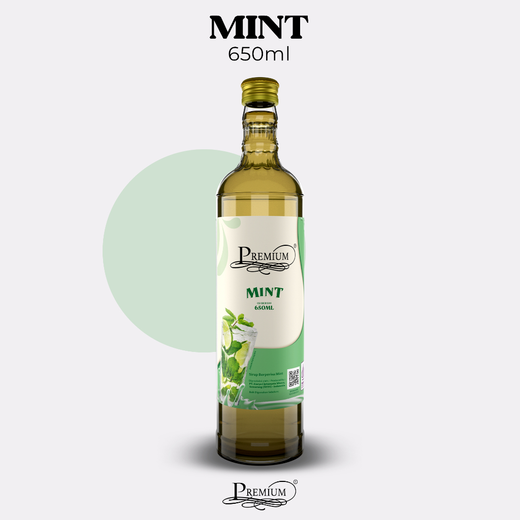 

Premium Syrup - Mint 650ml (Minuman Sirup untuk HORECA)