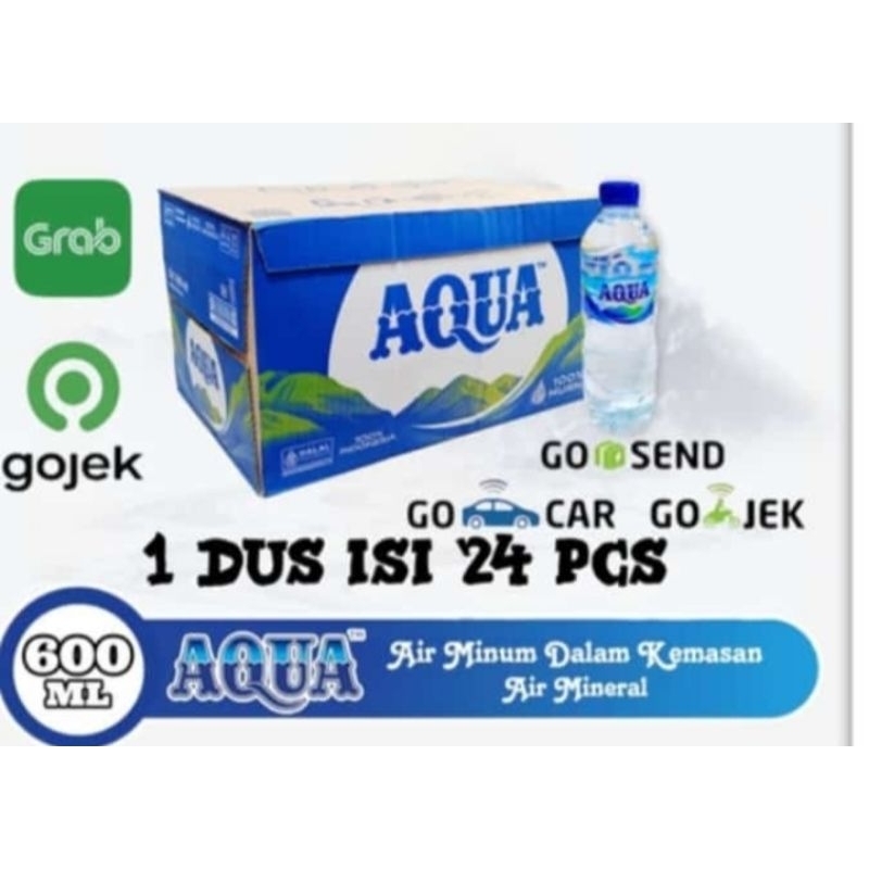 

AQUA BOTOL 600ml 1DUS isi 24pcs