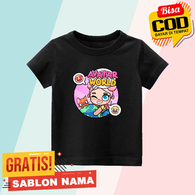 BAJU KAOS ANAK MOTIF AVATAR WORLD PAZU