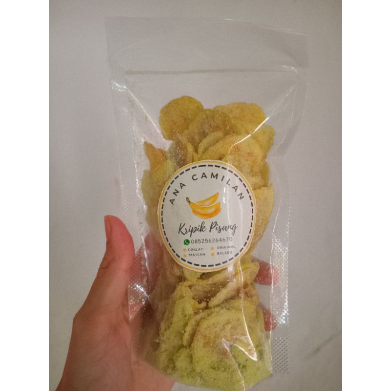 

Kripik Pisang/Keripik Pisang Rasa Matcha