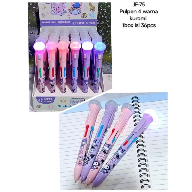 

1 BOX PEN 4 WARNA LAMPU KUROMI ( 4 WARNA LAMPU ) ISI 36