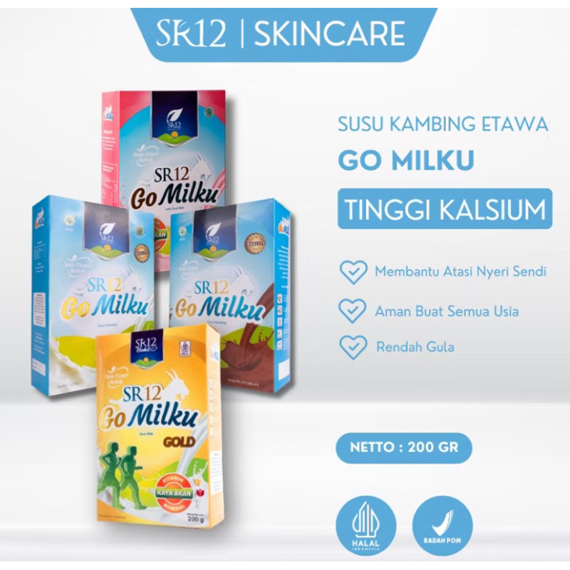 

GOMILKU SR12 200gr susu kambing bubuk etawa