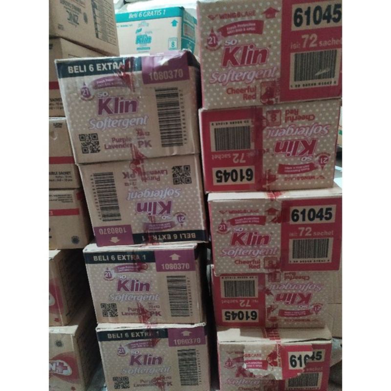 Promo 1 Dus / Karton SoKlin Softergent Kemasan 1000