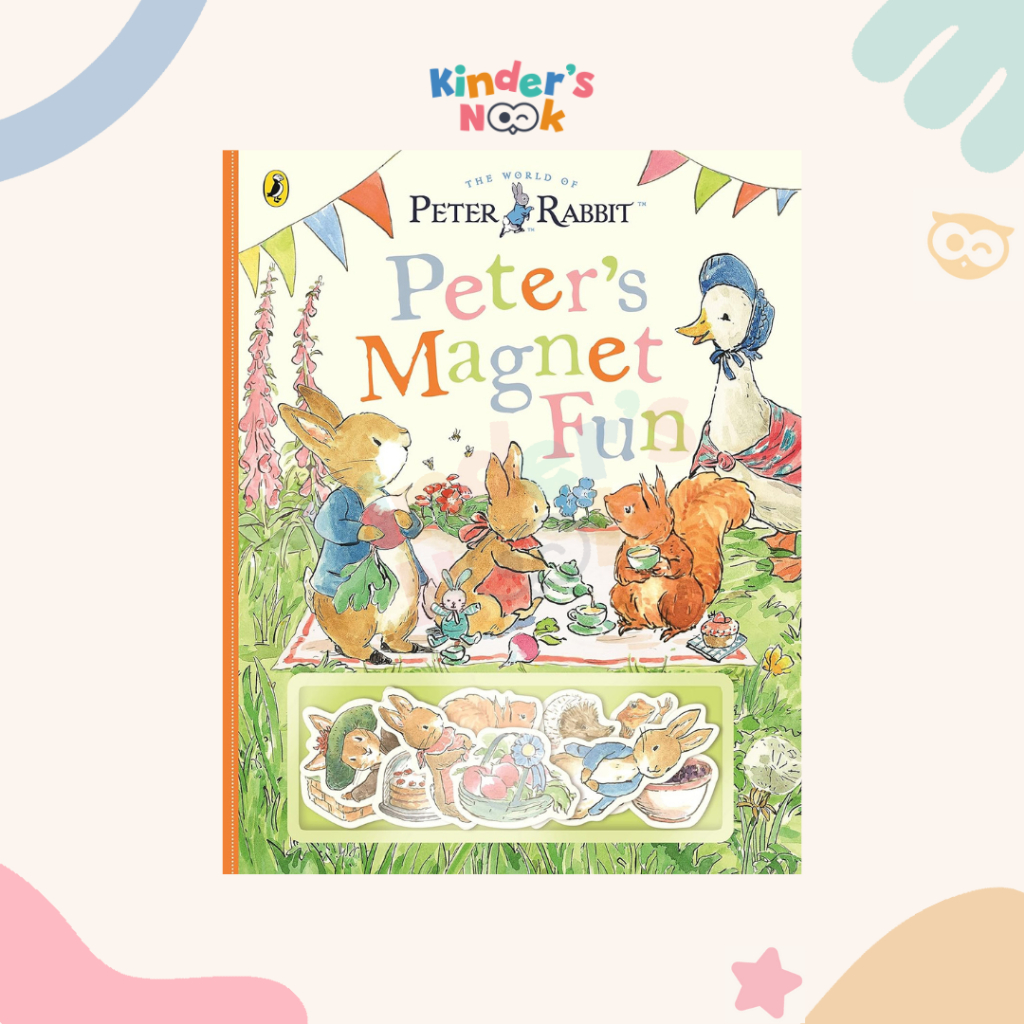 Peter Rabbit: Peter's Magnet Fun  - Buku Anak Impor - Imported Children's Book