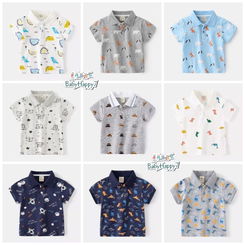 Kaos Polo Anak Laki-Laki / Kaos Kerah Anak Laki-Laki