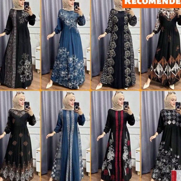 Batik Usman  TERBARU GAMIS RAYON PREMIUM  GAMIS TWILL ORI PEKALONGAN  GAMIS BUSUI JUMBO DASTER