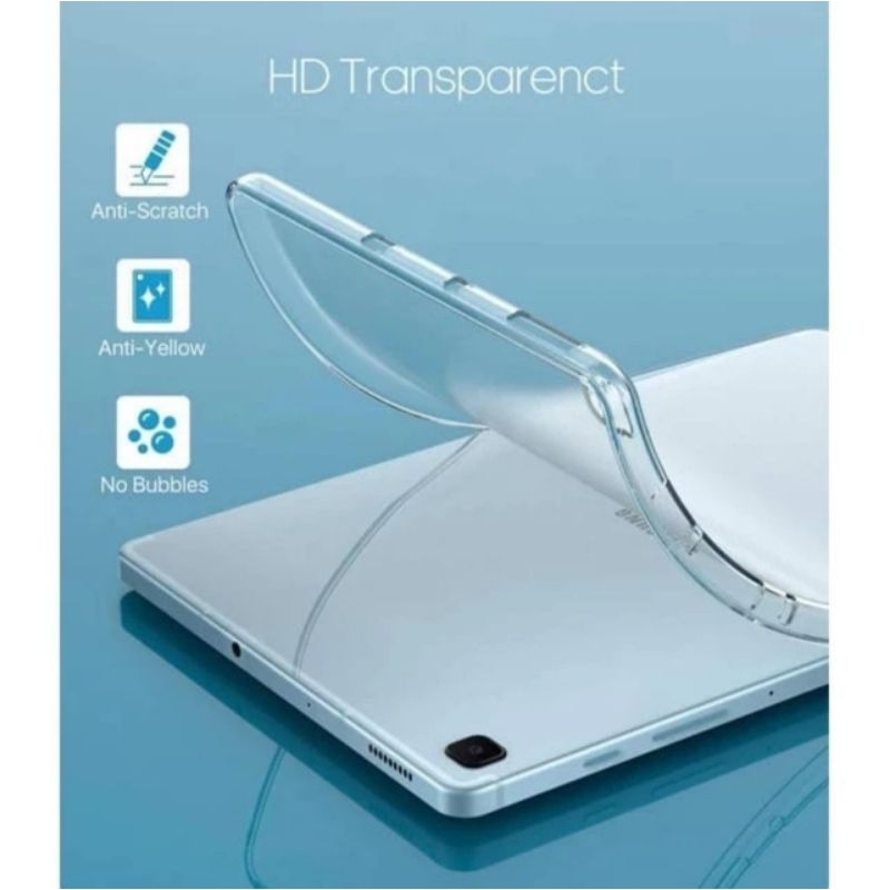 (GROSIR) Case Tablet Silicone Bening Clear / Ultrathin Tablet