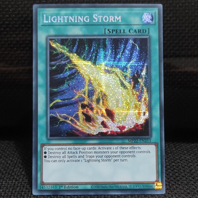 Kartu Yugioh TCG / OCG AE Lightning Storm Ultra / Secret Rare UR / SE ORI RC04 MP22 NM