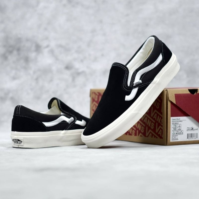 Vans Slip On Pro Skateboarding Black White