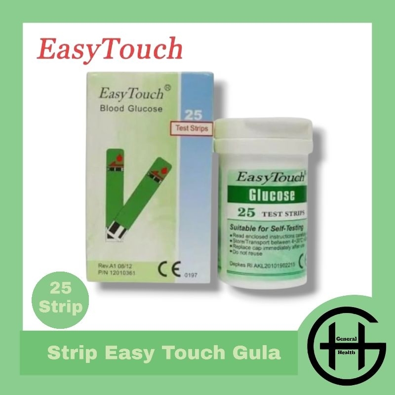 Strip Easy Touch Gula Darah  Easy Touch Glucose Isi Ulang Easy Touch Gula