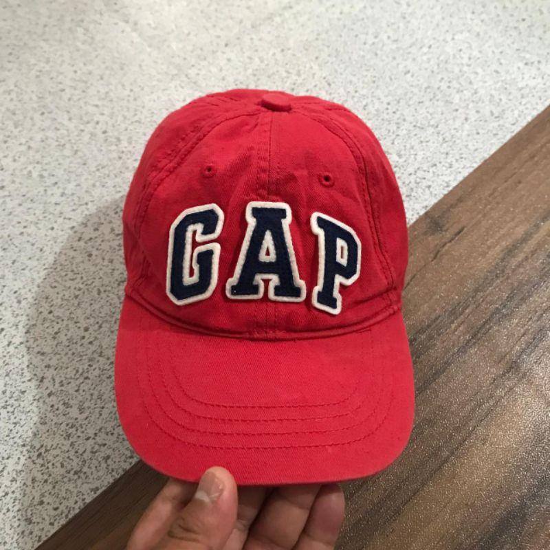 Topi Gap kids merah