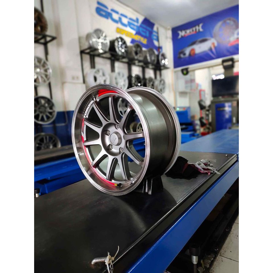 Velg Mobil Racing R17 HSR TOBOALI Pelek Ring 17 Innova Reborn Zenix Venturer CRV Civic HRV Xpander R