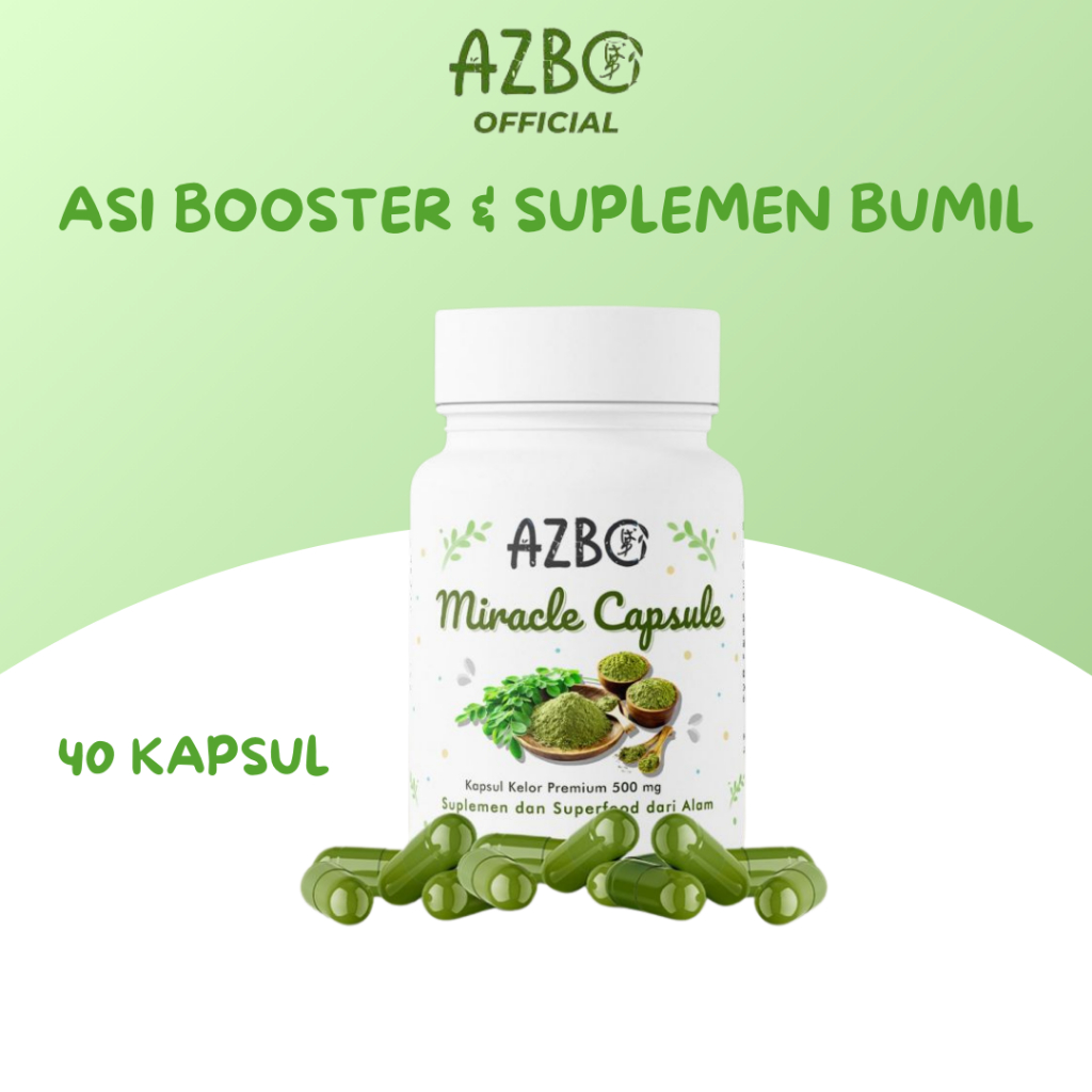 AZBO - Asi Booster dan Suplemen Ibu Hamil | Pelancar Asi Alami