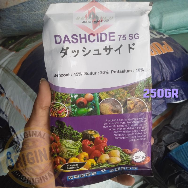 Fungisida DASHCIDE 75 SG - 250 Gram Pestisida Bakterisida