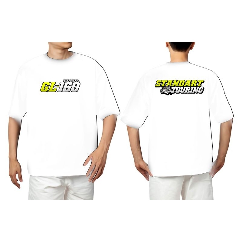 Honda GL-160 Kaos Putih