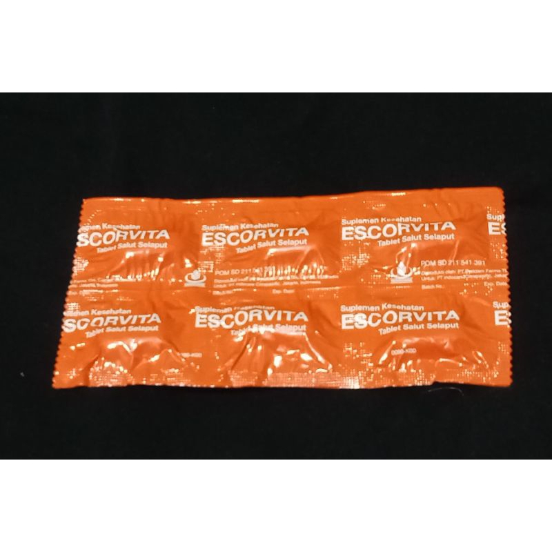 ESCORVITA suplemen buat ibu hamil mengandung d3 strip 6tablet