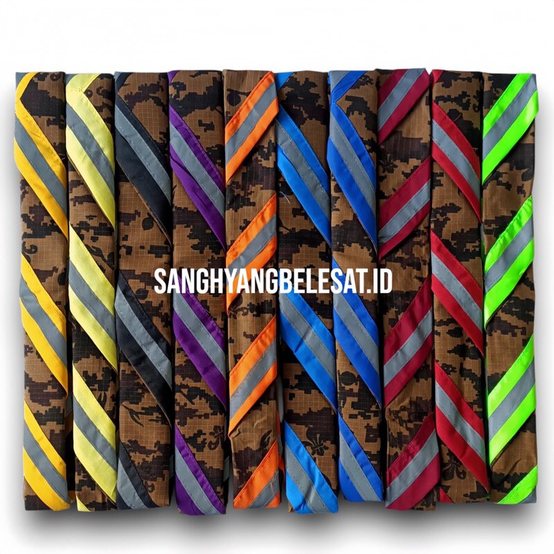 Scraft Loreng Pramuka Menyala / scrap pramuka loreng / scraft loreng list Menyala