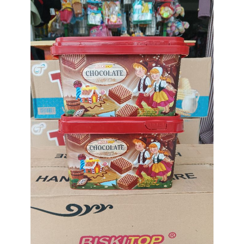 

BISKITOP CHOCOLATE WAFER CUBE-180gr