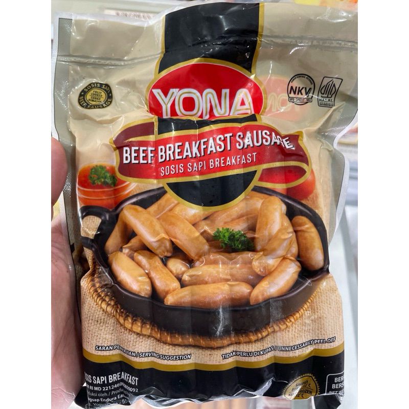 

RB Yona sosis sapi breakfeast 450 gr