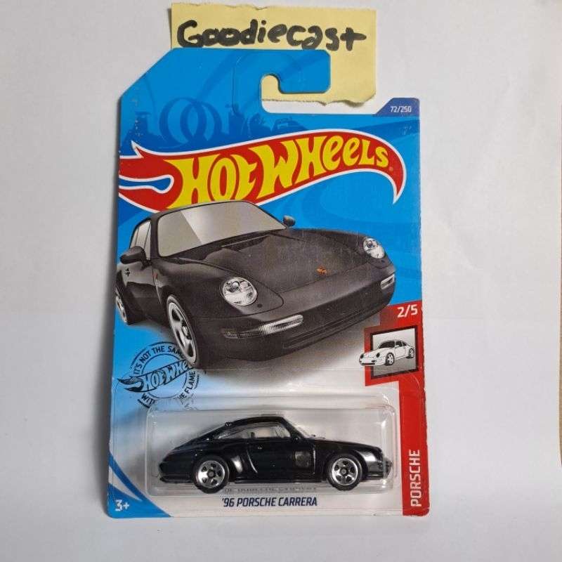 Hot Wheels 96 Porsche Carrera hitam