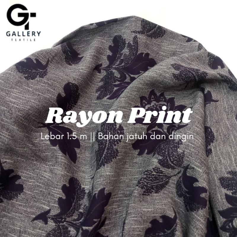 VISCOSE PRINT / VISCOSE / KAIN VISCOSE / RAYON PRINT / KAIN RAYON / RAYON VISCOSE PRINT