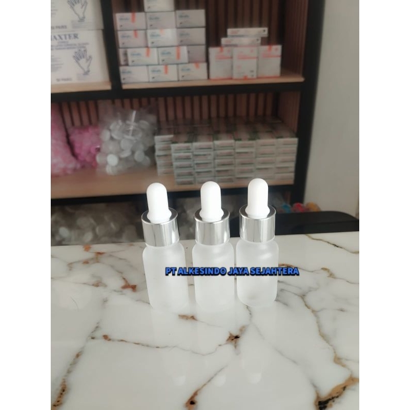 Botol pipet kaca 10 ml / botol serum 10 ml