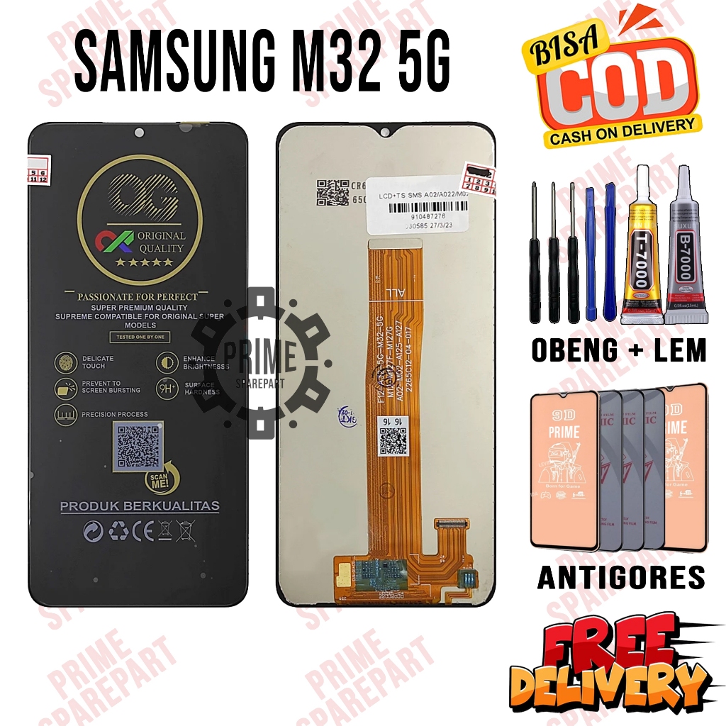 Lcd Touchscreen SAMSUNG M32 5G Original Oem Lcd SAMSUNG M32 5G Fullset