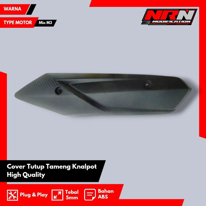 Cover Tutup Tameng Knalpot Mio M3 Cover Knalpot Mio M3 Tutup Knalpot Mio M3