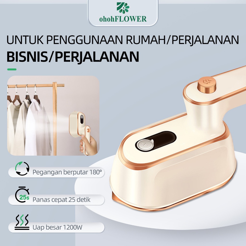 [COD] Mesin Uap Genggam 1200W Setrika Uap dan Kering untuk Rumah Tangga Sikat Uap Mesin Setrika Pakaian portabel Setrika Portabel Setrika uap genggam Setrika portabel Setrika portabel Setrika Basah dan Kering Setrika Rumah Tangga Setrika Genggam Setrika
